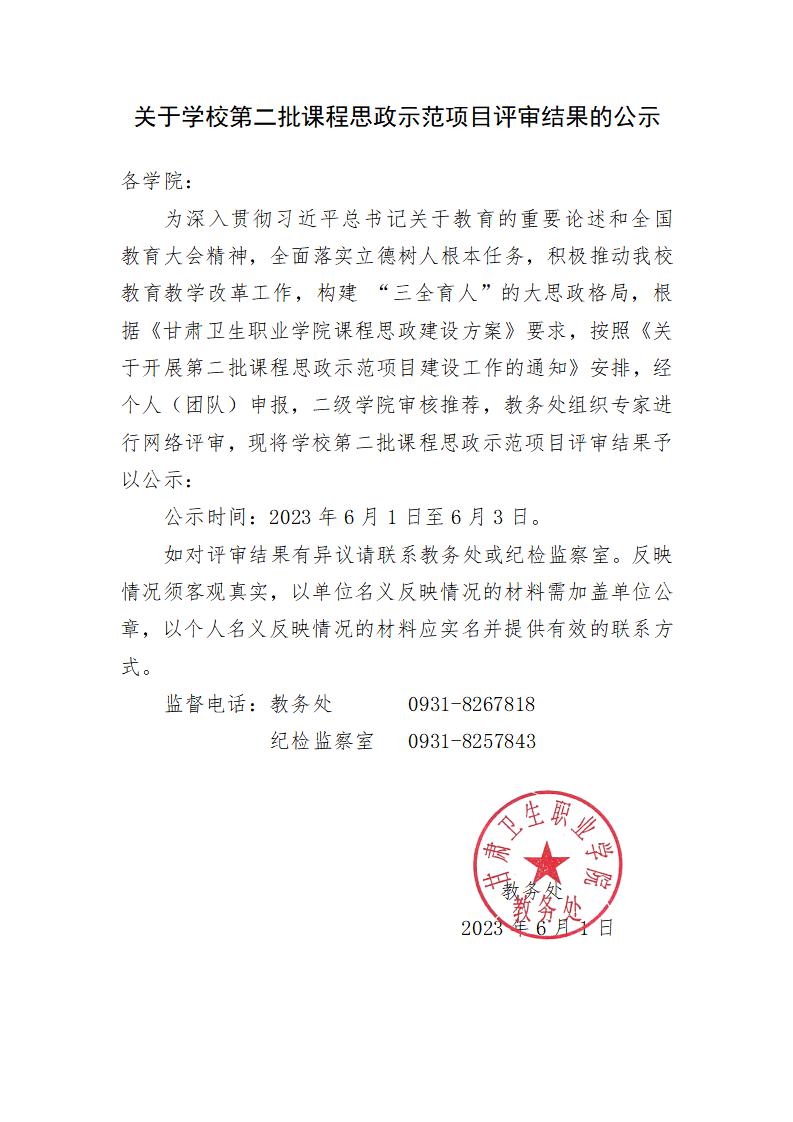 关于学校第二批课程思政示范项目评审结果的公示_01.jpg